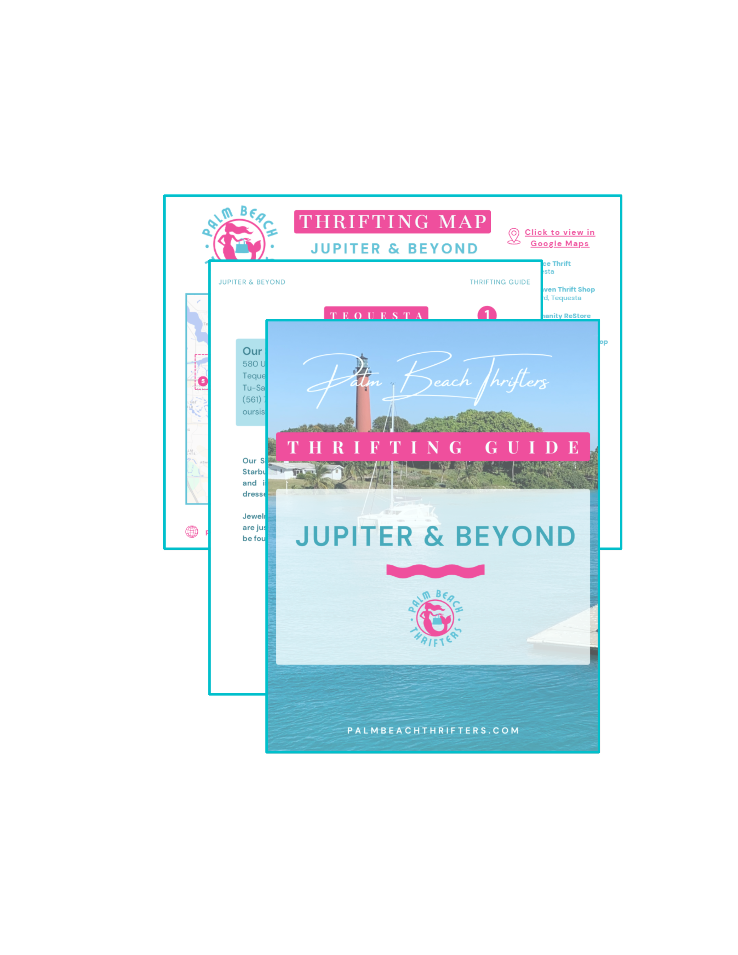 Jupiter and Beyond Thrifting Guide and Map