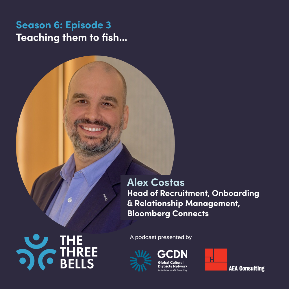 S6:E3 Teaching them to fish... Alex Costas, Head of Recruitment, Onboarding &amp; Relationship Management, Bloomberg Connects