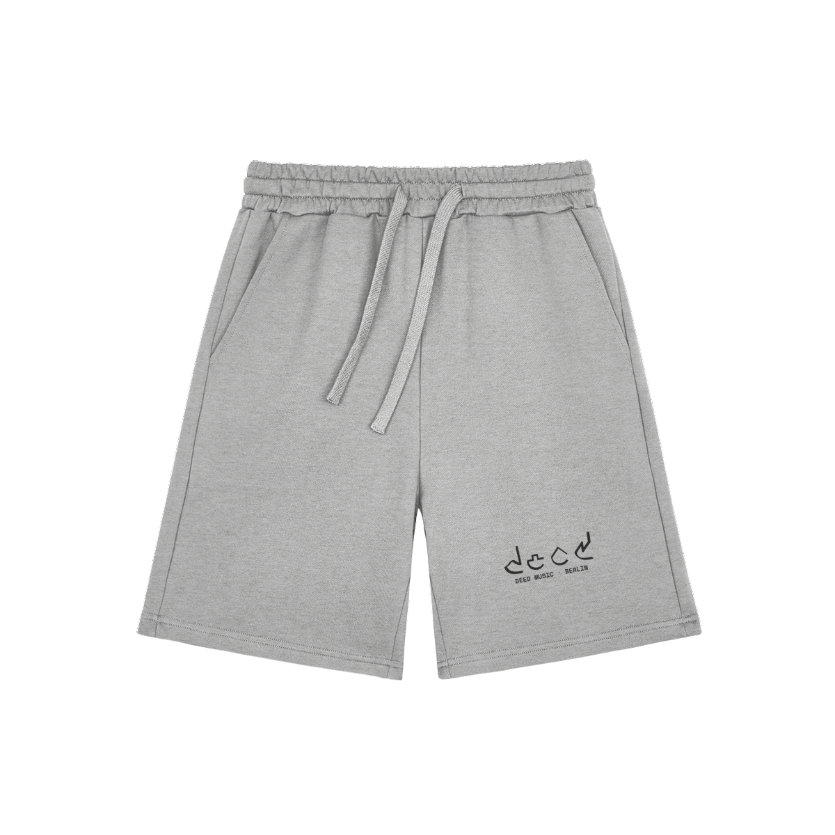 DEED Logo Sweat Shorts – Grey