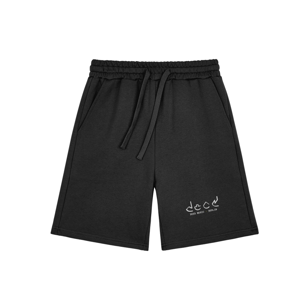 DEED Logo Sweat Shorts – Black