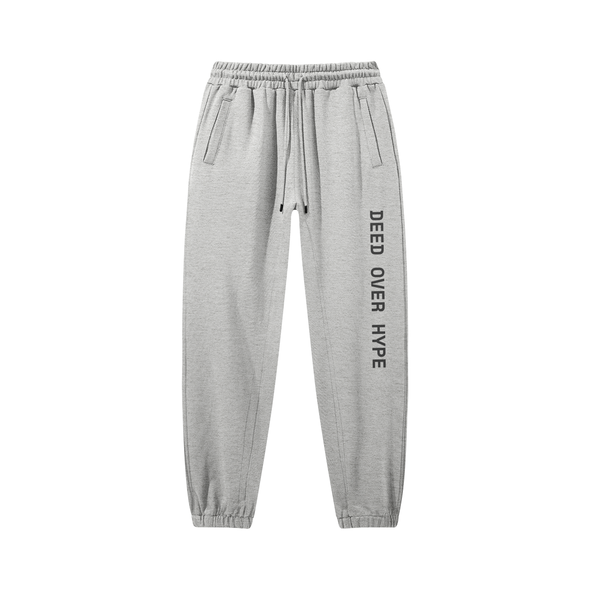 DEED Over Hype Sweatpants – White/Grey