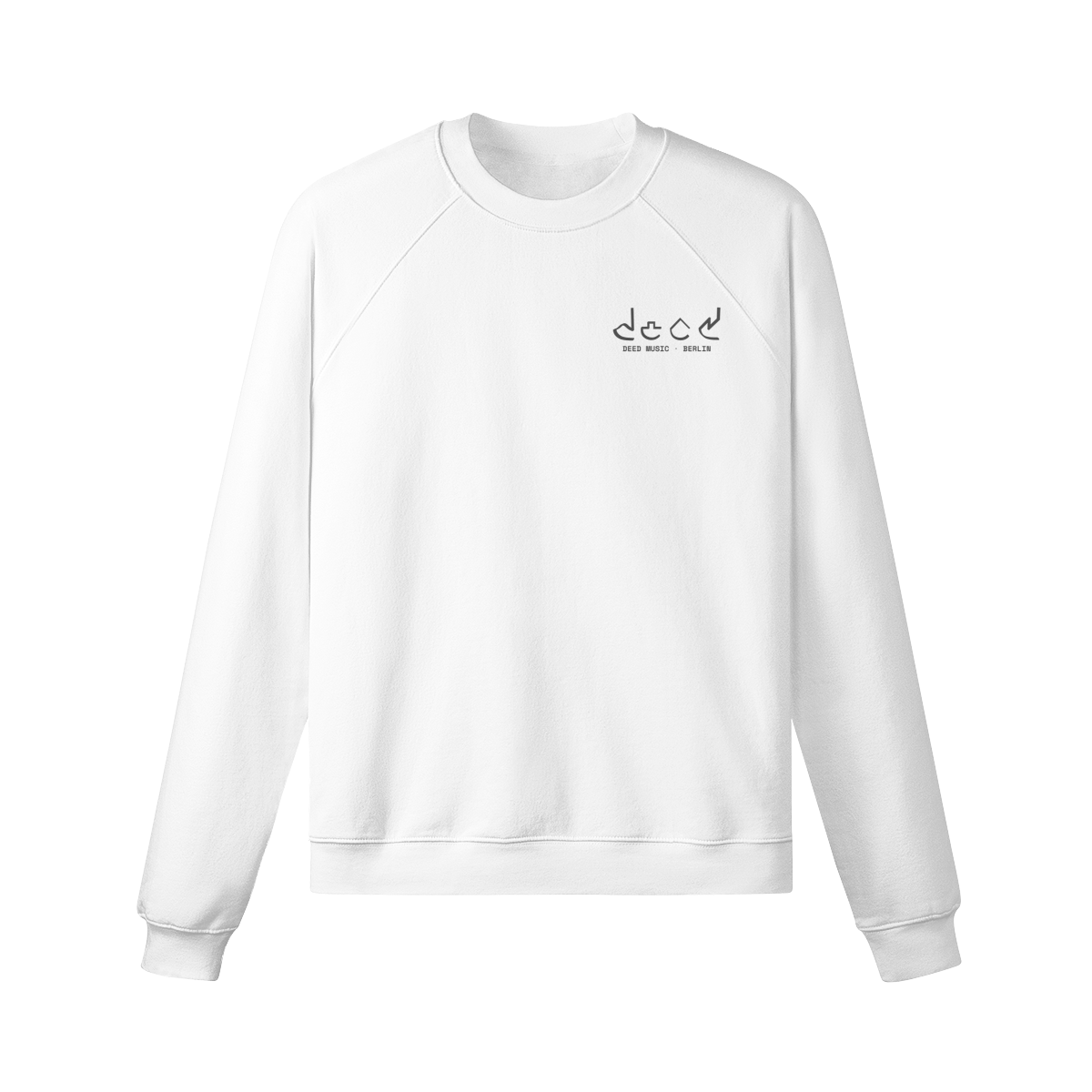 DEED Minimal Sweatshirt – White