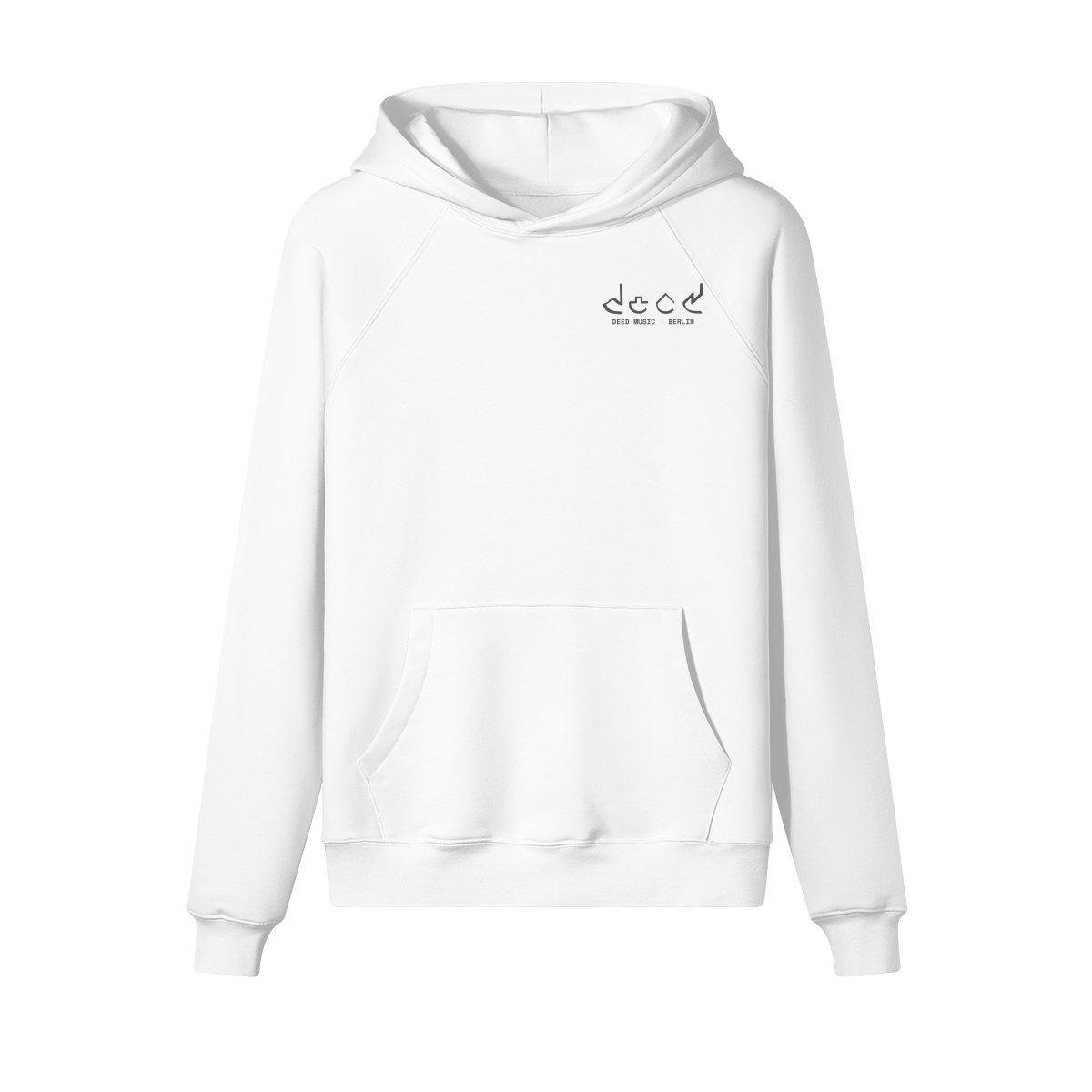 DEED Minimal Hoodie – White