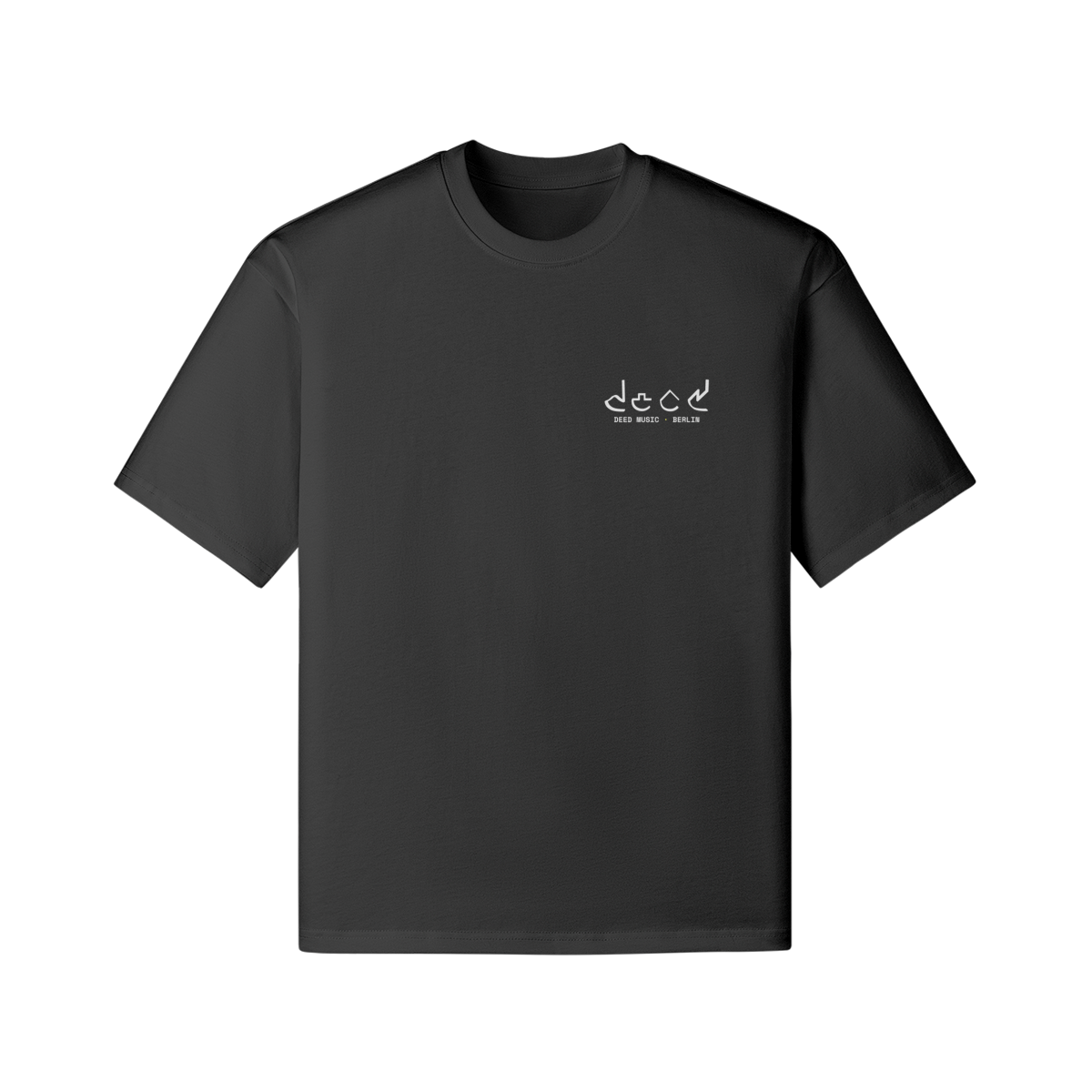 DEED Minimal Tee – Black/Grey