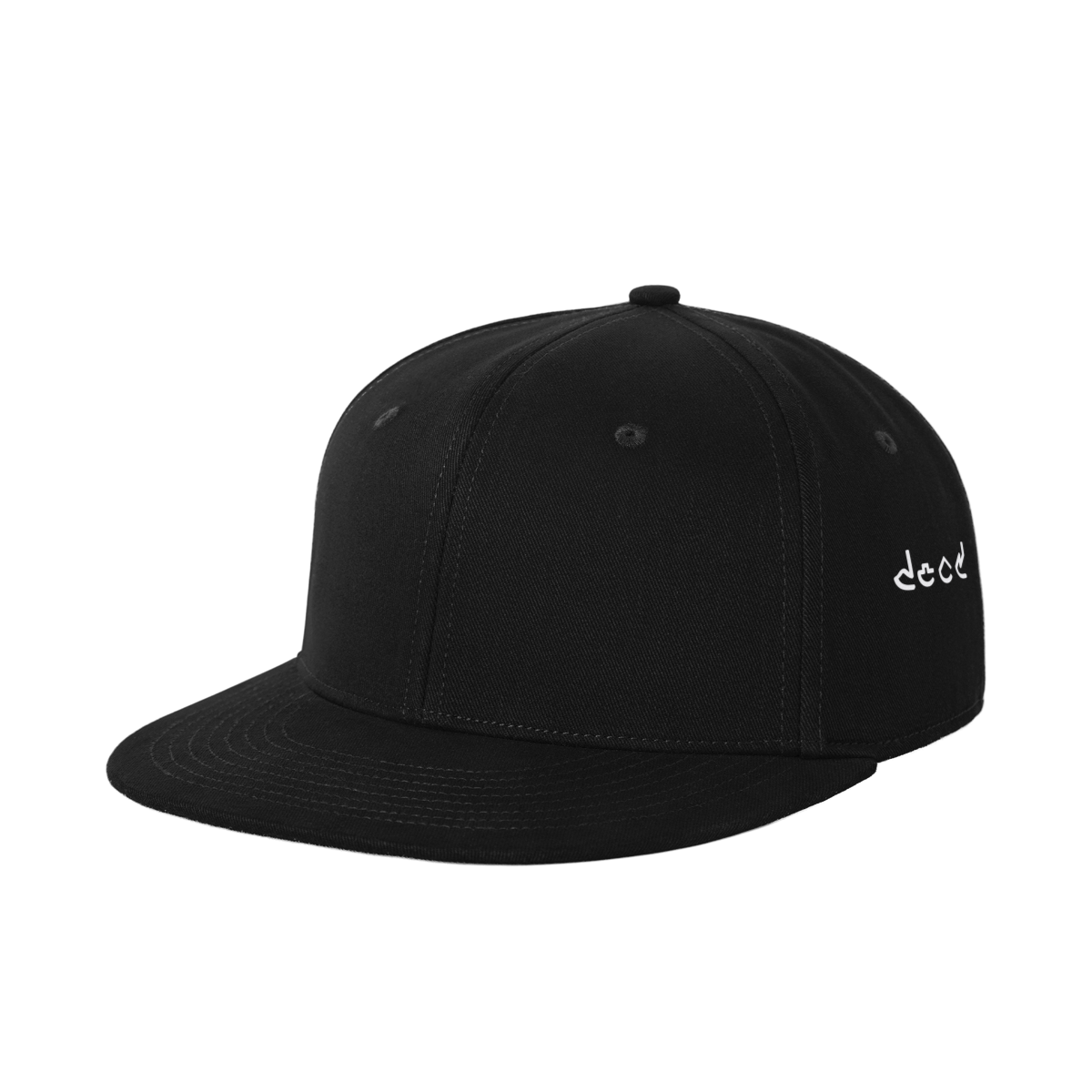 DEED Side Logo Snapback – Black