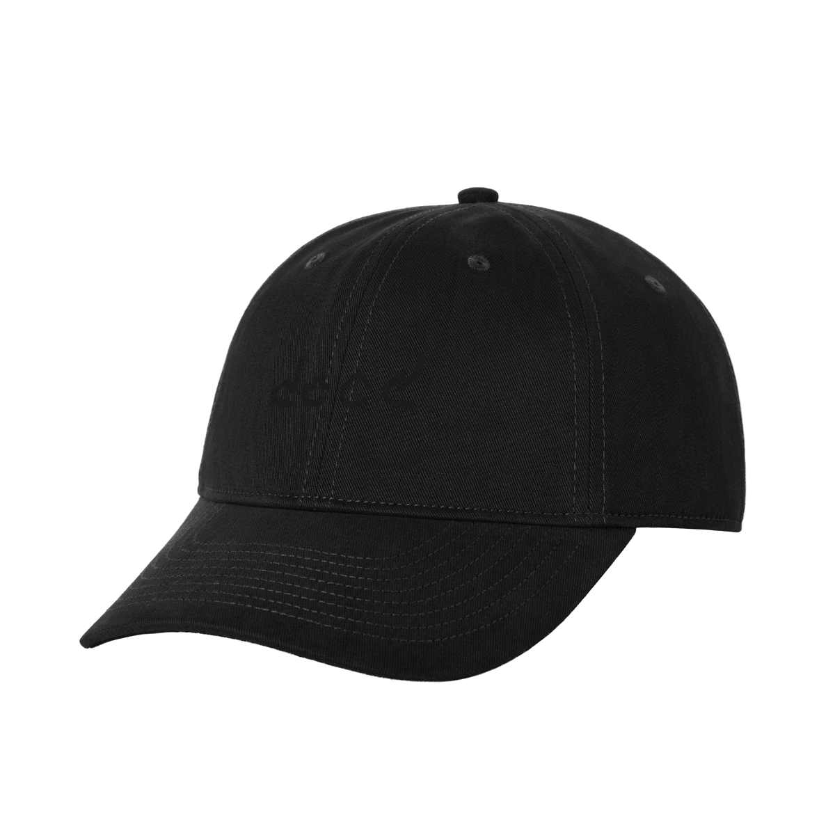 DEED Tonal Baseball Cap – Black