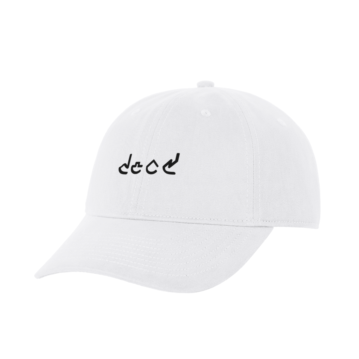 DEED Over Hype Baseball Cap – White