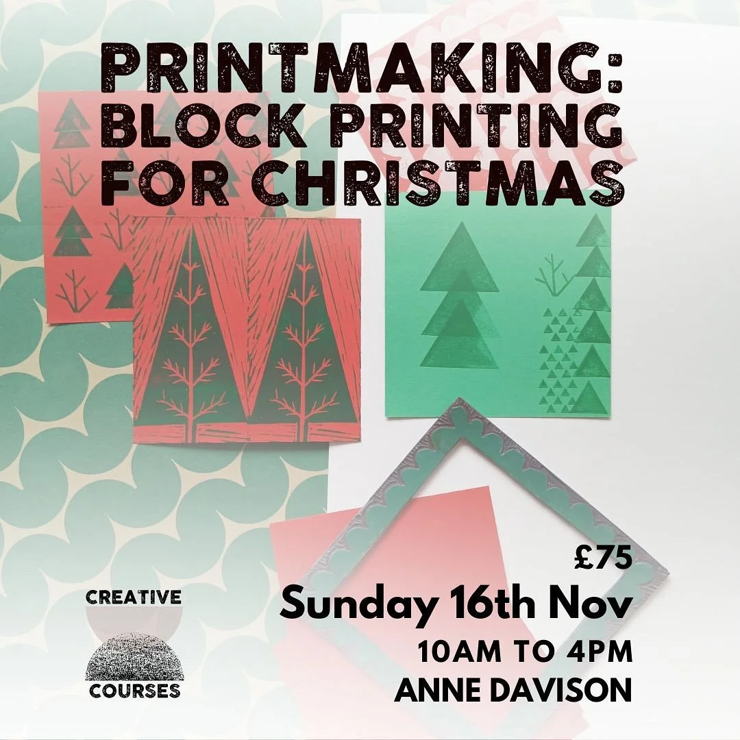 Time is flying by and it’ll be Christmas before we know it. Join me in this fun workshop to make your own set of Christmas cards, wrapping paper and decorations. It would be a great one to do with friends. If you’d like to book see the li