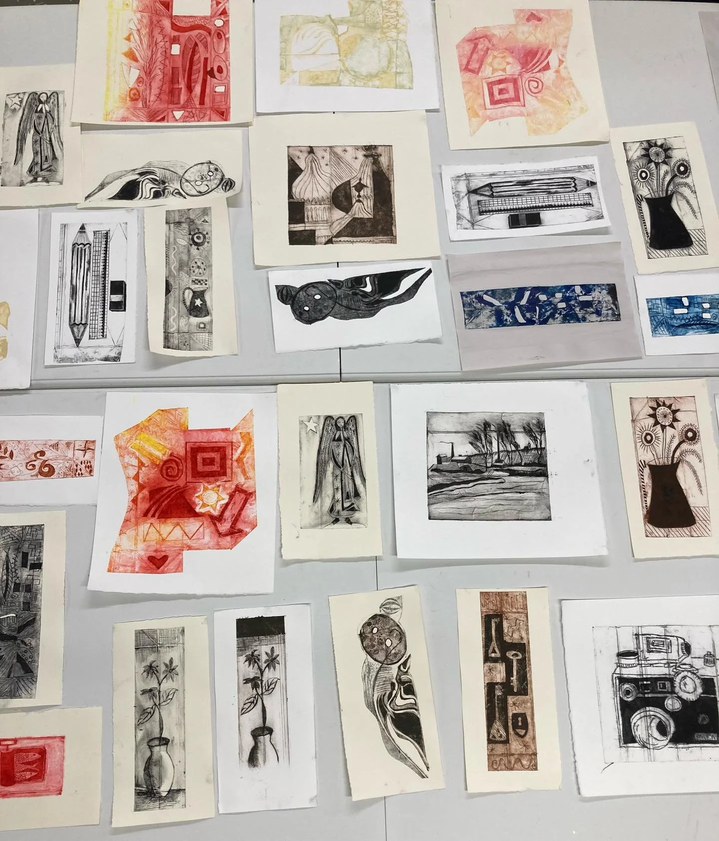 Had a great day today with a lovely group of people! Just love Tetrapak, just look at what you can do with it!! Book for the next Tetrapak workshop @creativecourseskent #tetrapak #printworkshop #faversham #workshops #trysomethingnewtoday