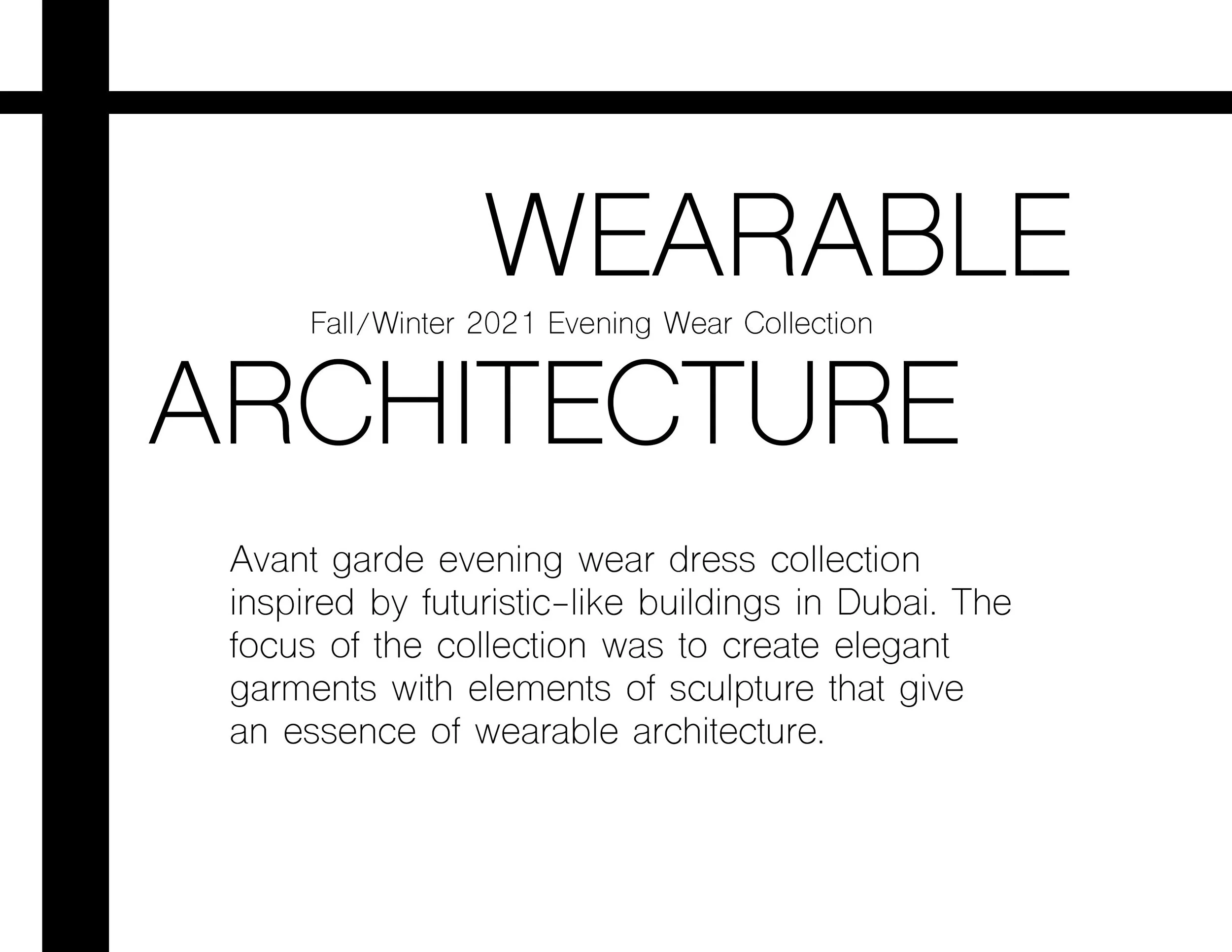 Wearable Architecture collection