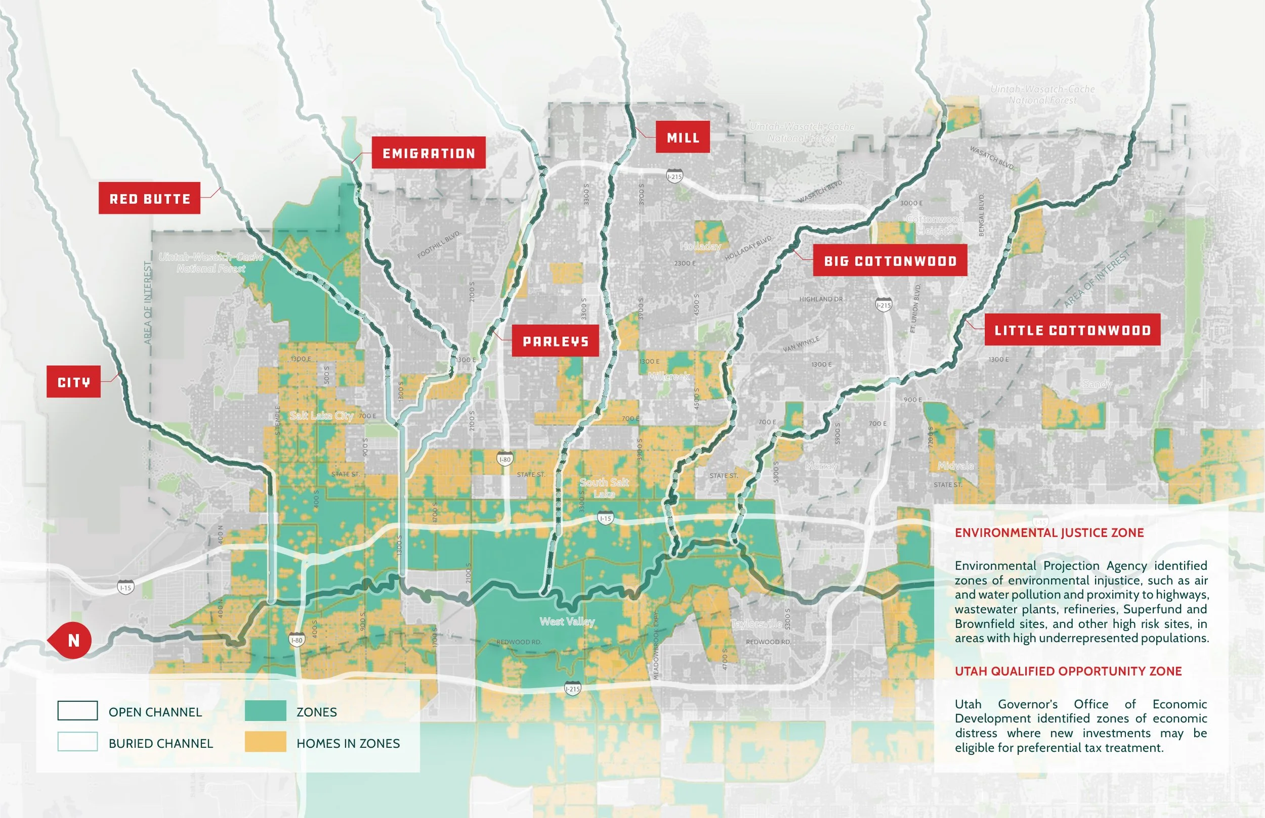 City Creek • Seven Greenways Vision Plan