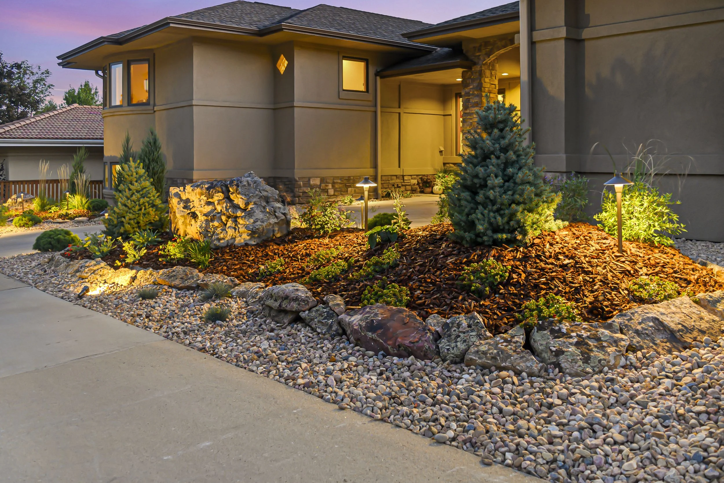 Strategic Color Changing Landscape Lighting for a Breathtaking Outdoor Space