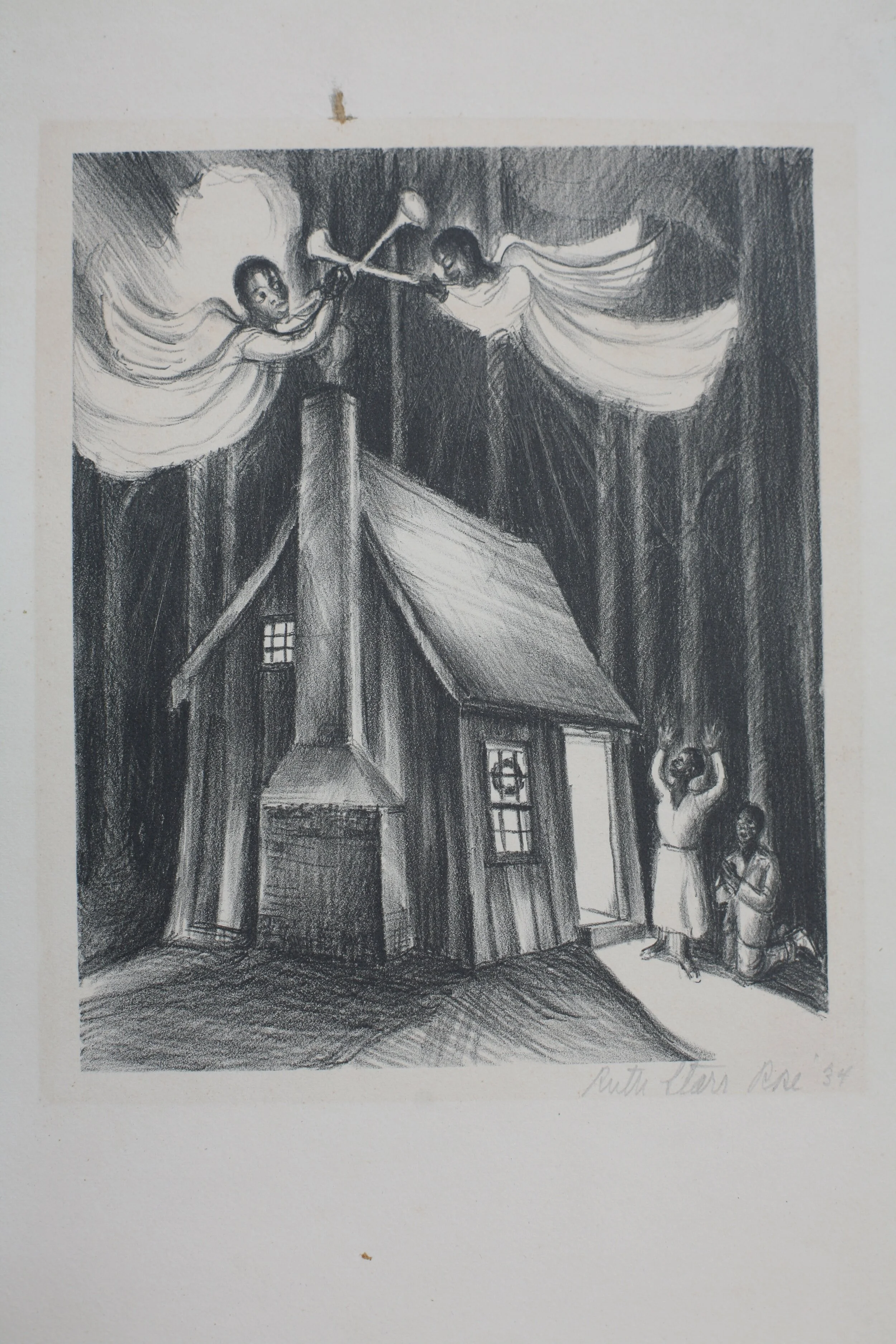 Hark the Herald Angels Sing litho.JPG