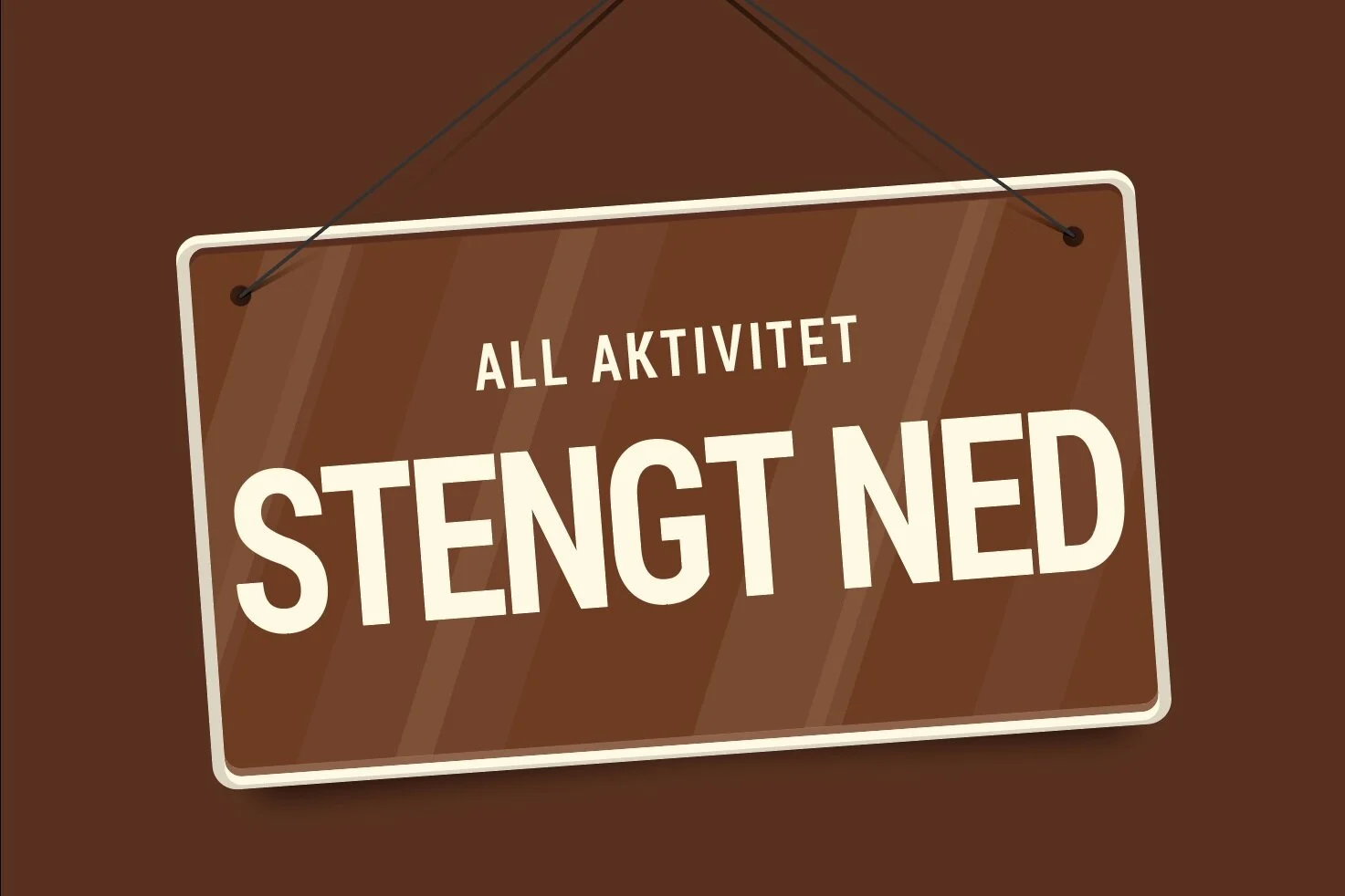 All aktivitet stoppes