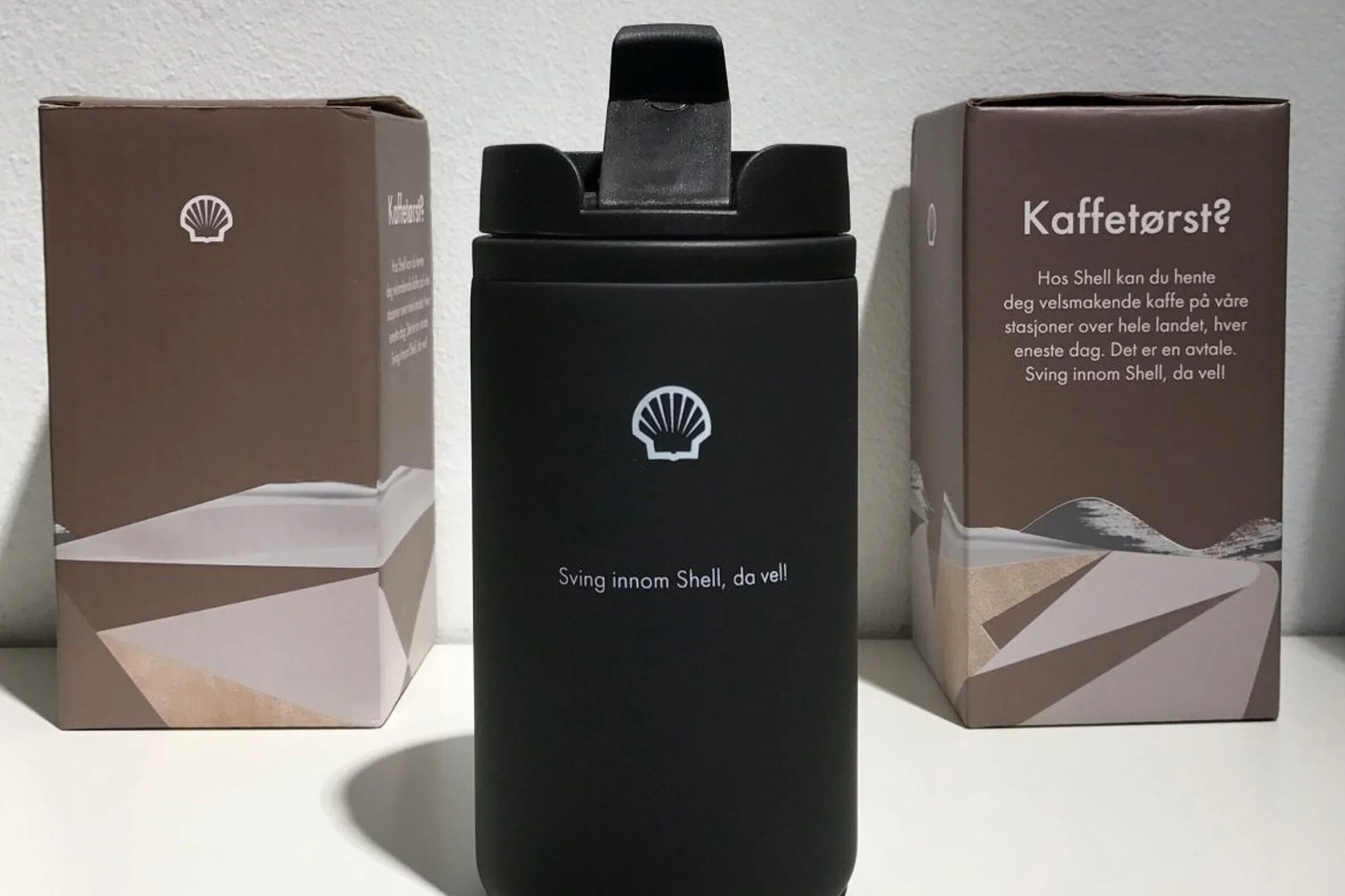 KAFFEAVTALE MED SHELL TVEITEN