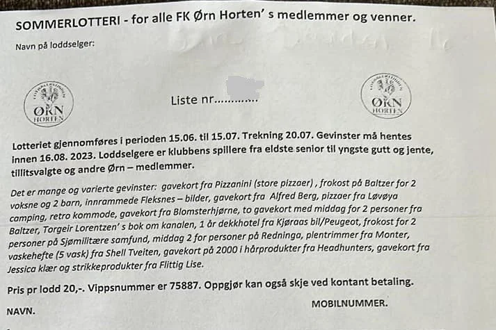 Har du tre lister til?