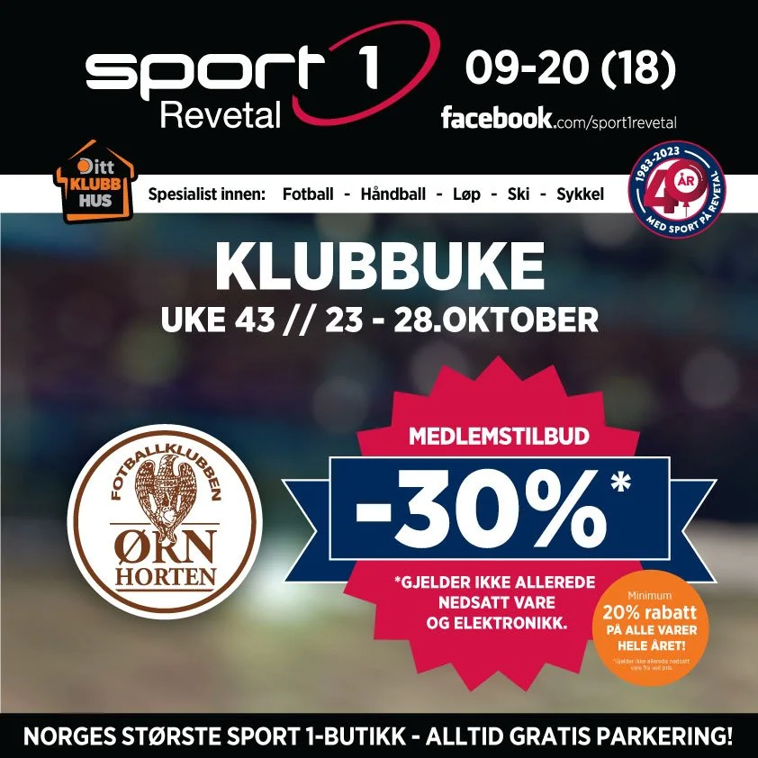 Klubbuke hos Sport1 Revetal