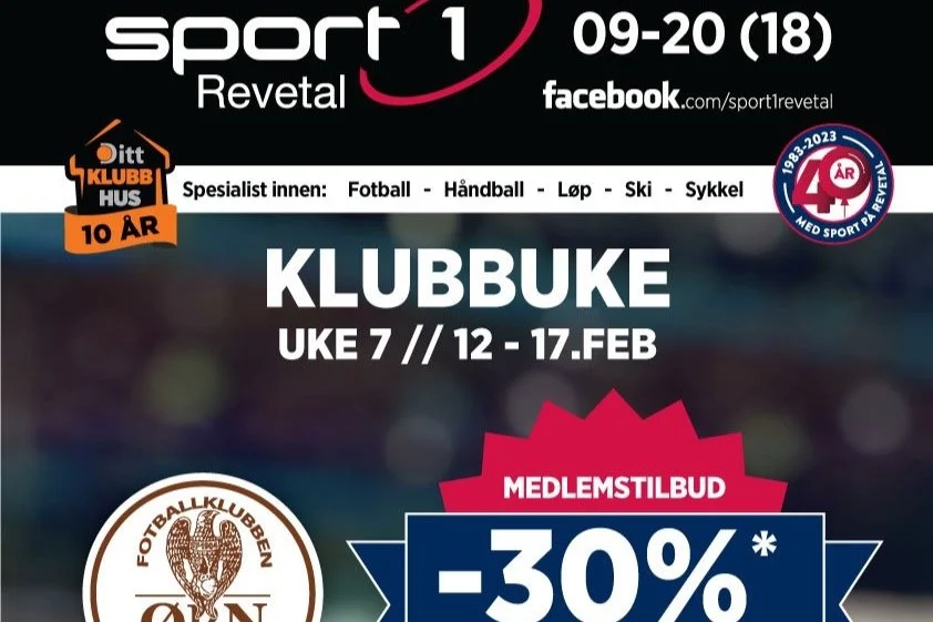 Klubbuke hos Sport1 Revetal