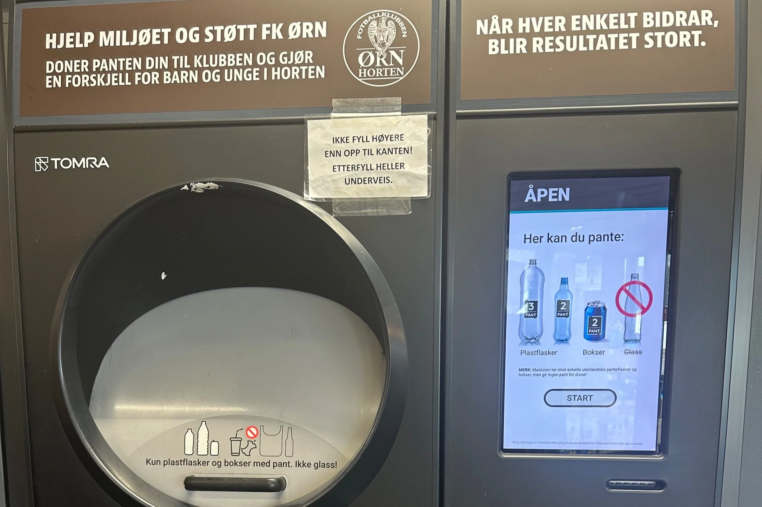 Panter du på Meny Borreveien så kan du støtte FK Ørn Horten