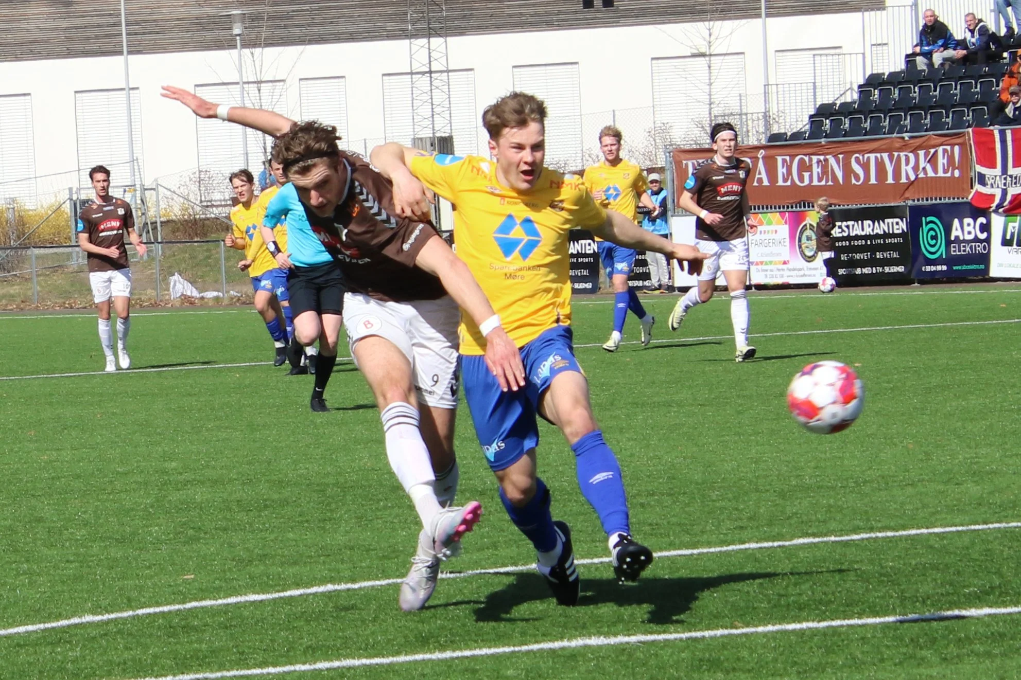 Sterk seier mot et godt lag