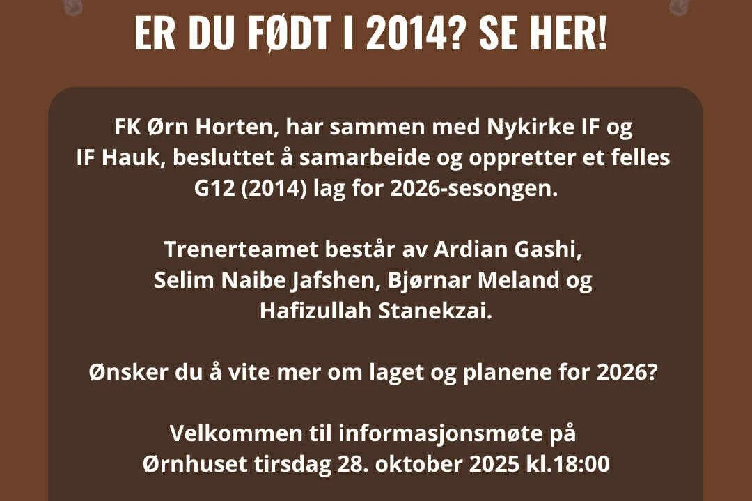 Nytt samarbeidslag for dem som er født i 2014