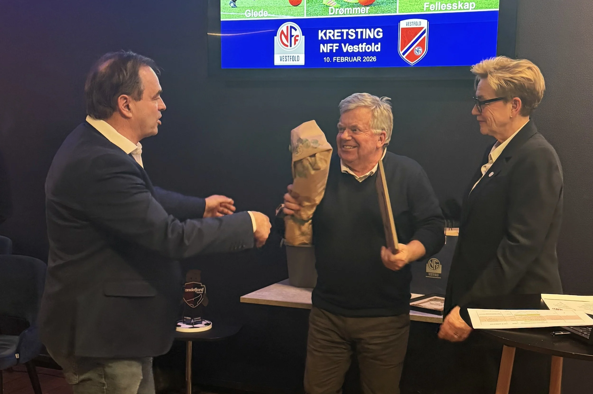 Gunnar blei honorert av NFF