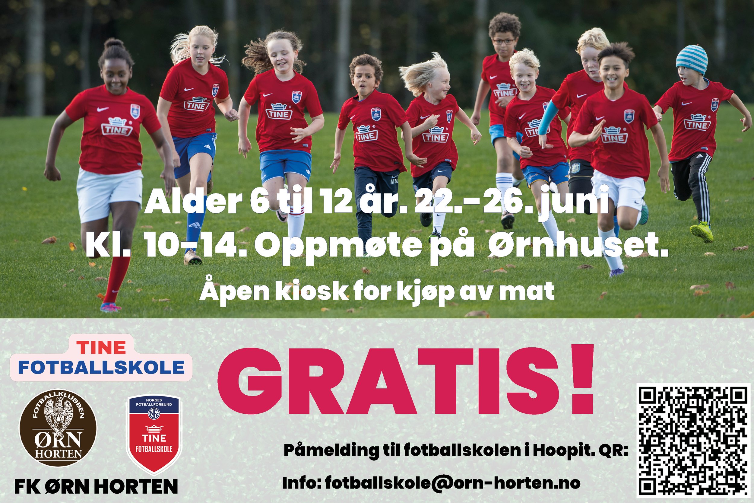 Gratis Tine Fotballskole Uke 26