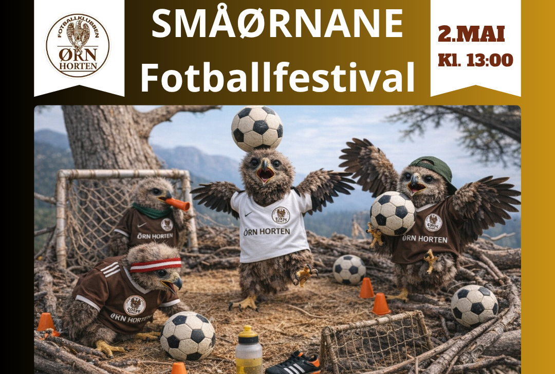 Fotballfestival for SMÅØRNANE 2. mai