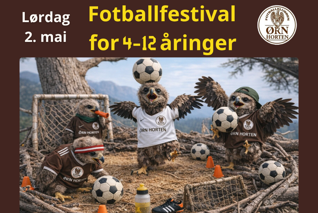 Fotballfestival for barn i Horten på lørdag