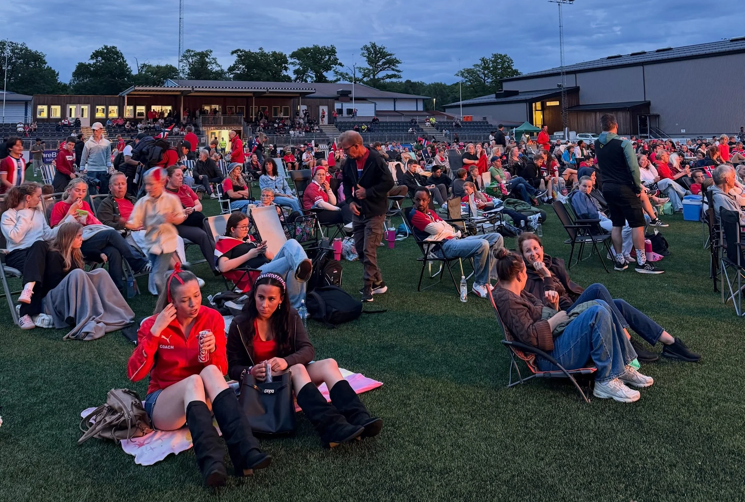 Fantastisk VM-fest i Lystlunden