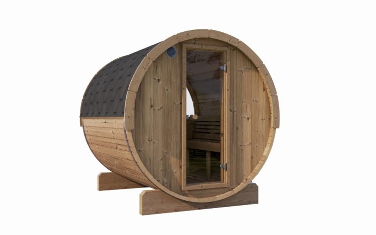 E6W Barrel Sauna (Side)