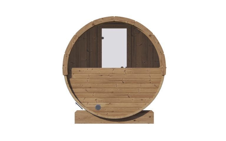 E6W Barrel Sauna (Back)