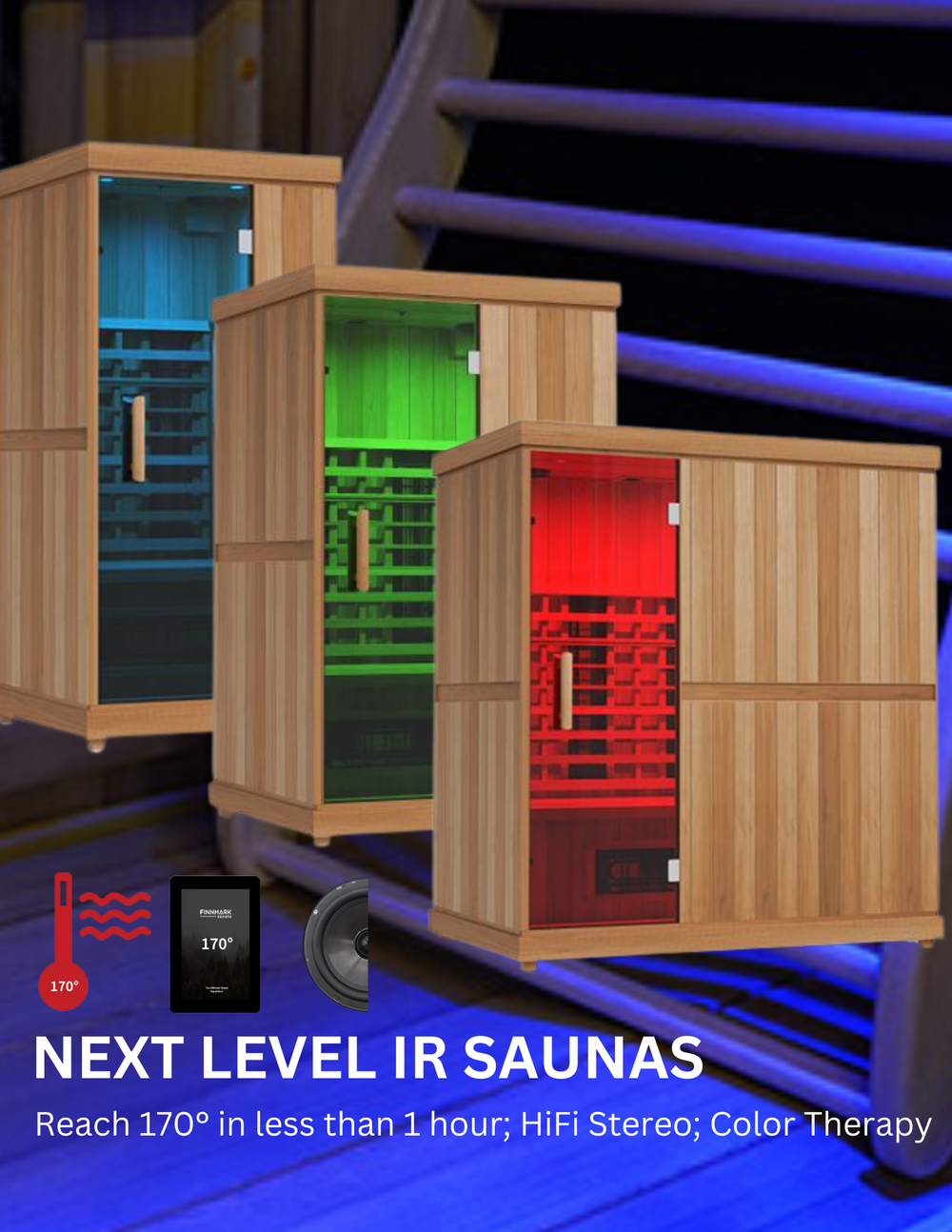 TRINITY HOME HYBRID SAUNA — Heavenly Sauna