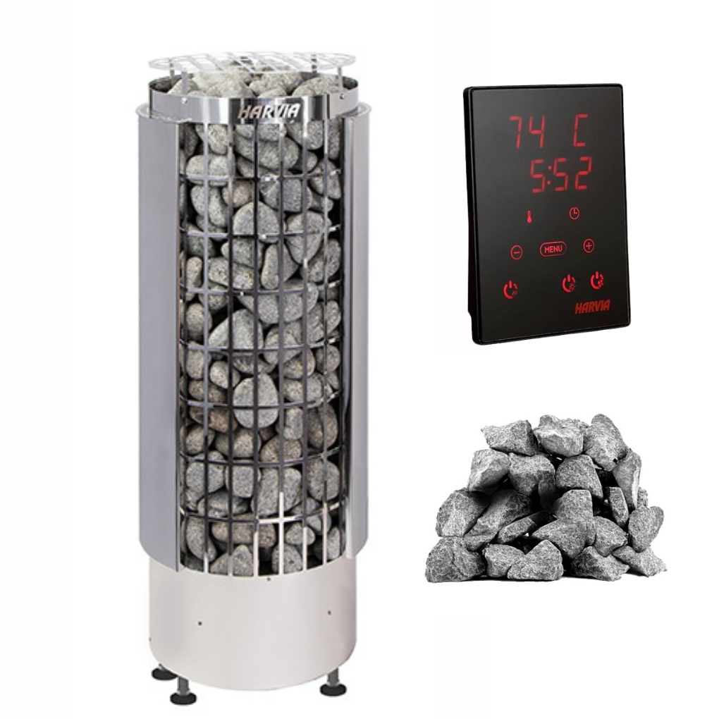 HARVIA CILINDRO SAUNA HEATER WITH WIFI