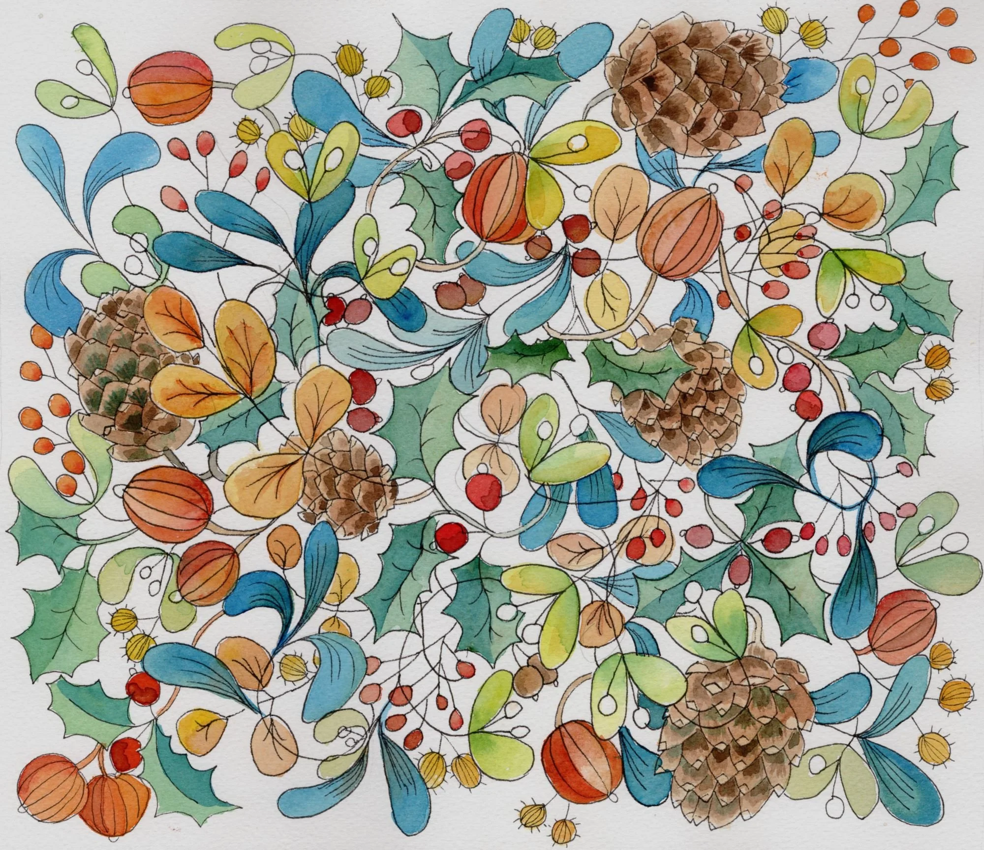 Winter foliage with pinecones sml.jpg