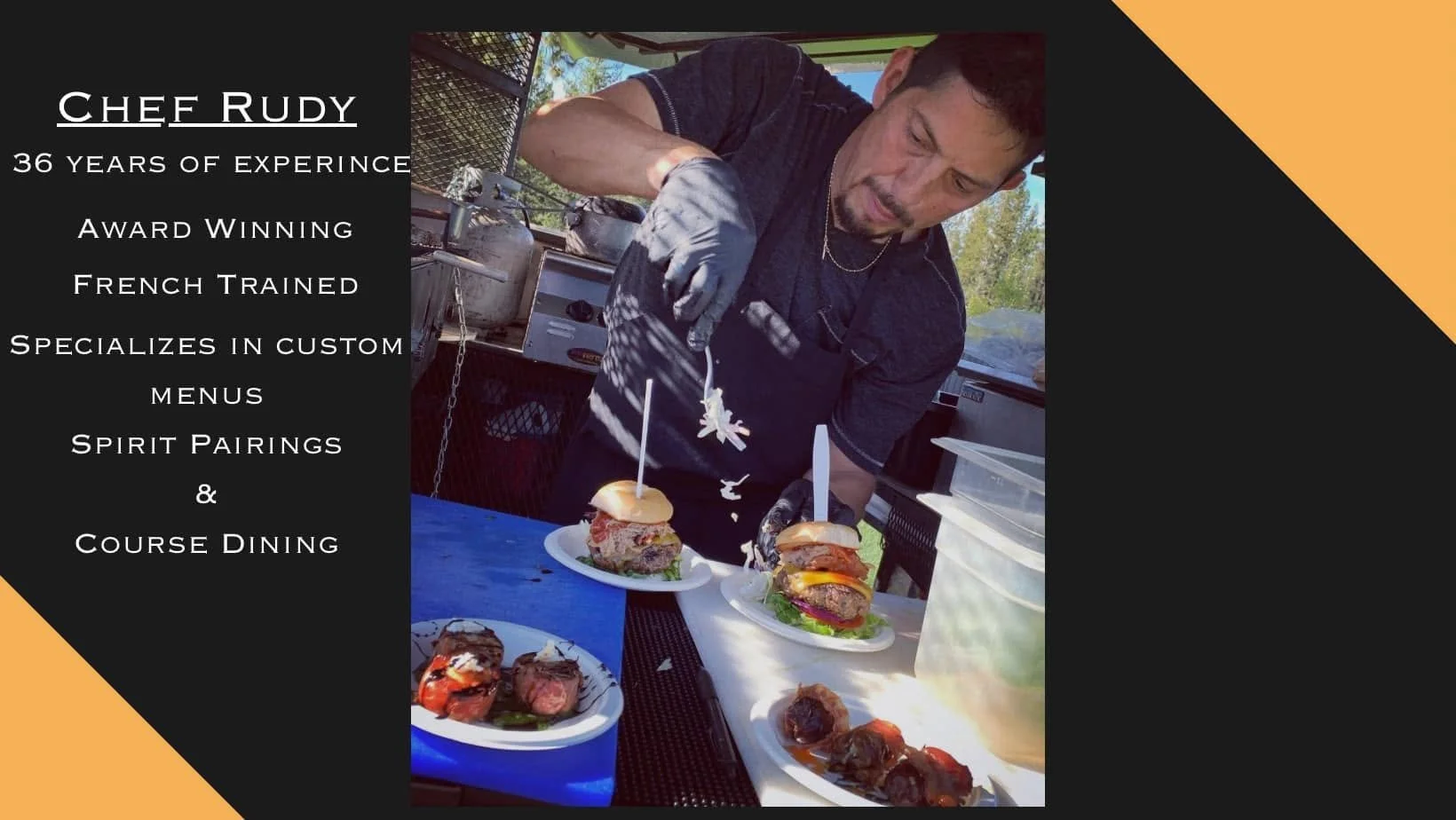 Rudy from Curbside Bistro Food Truck Guest Food Truck