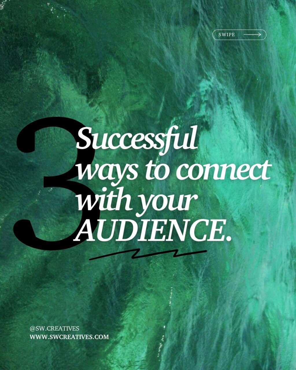 Swipe through our latest series where we reveal three successful strategies to forge stronger bonds with your audience! 💚

From the art of authentic storytelling to fostering meaningful interactions and delivering consistently valuable content, we'r