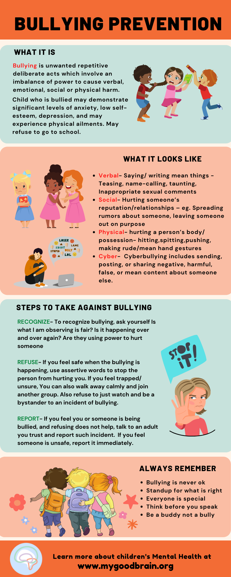 Bullying Prevention — My Good Brain