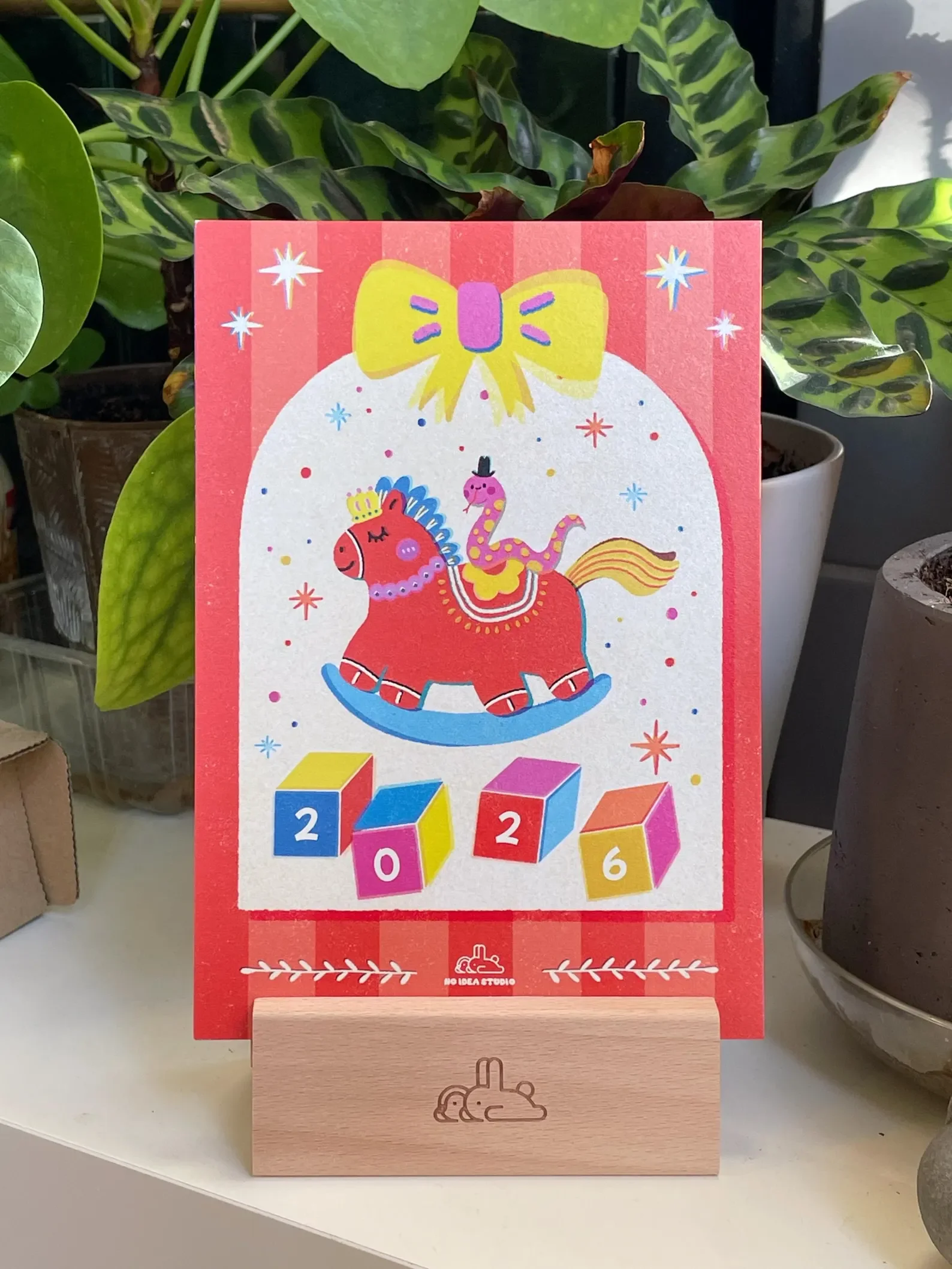 NoIdeaStudio 2026 Desk Calendar Gift Set