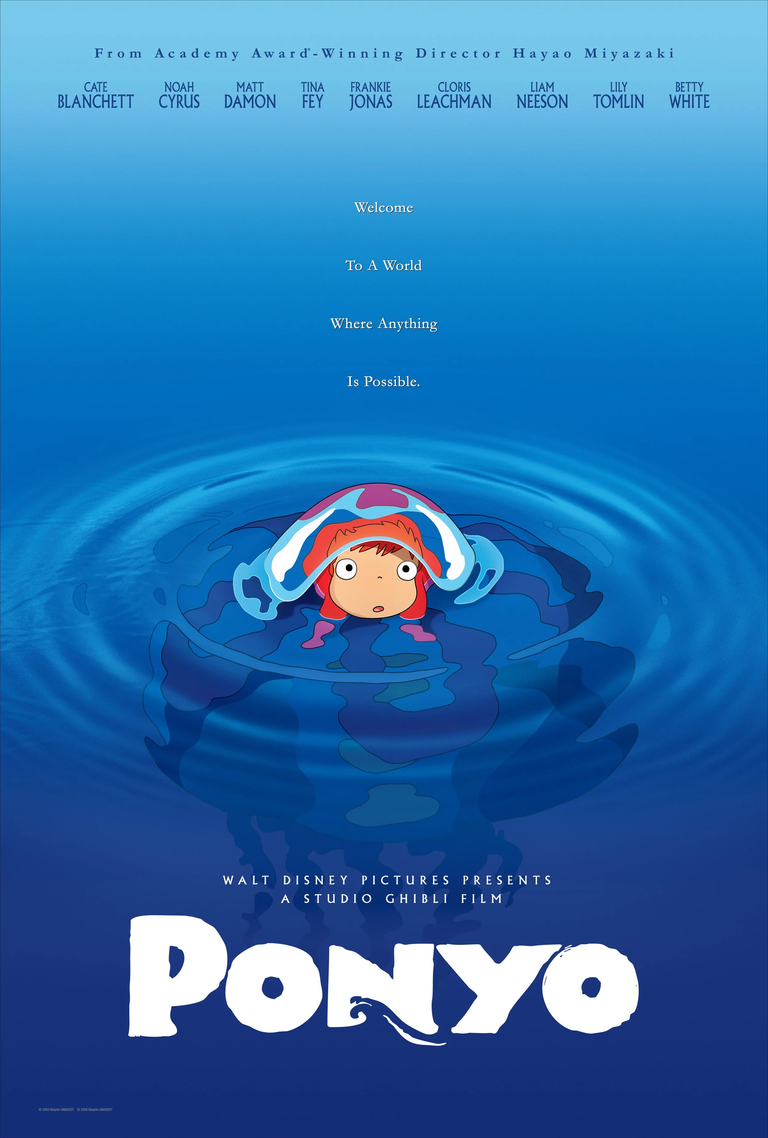 [APRIL SPECIAL]  Ponyo: Water-based sensory scenes and the bonding between Ponyo and the main character.