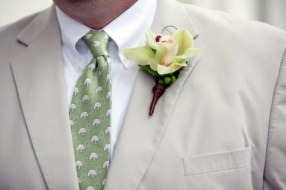 orchid boutonniere