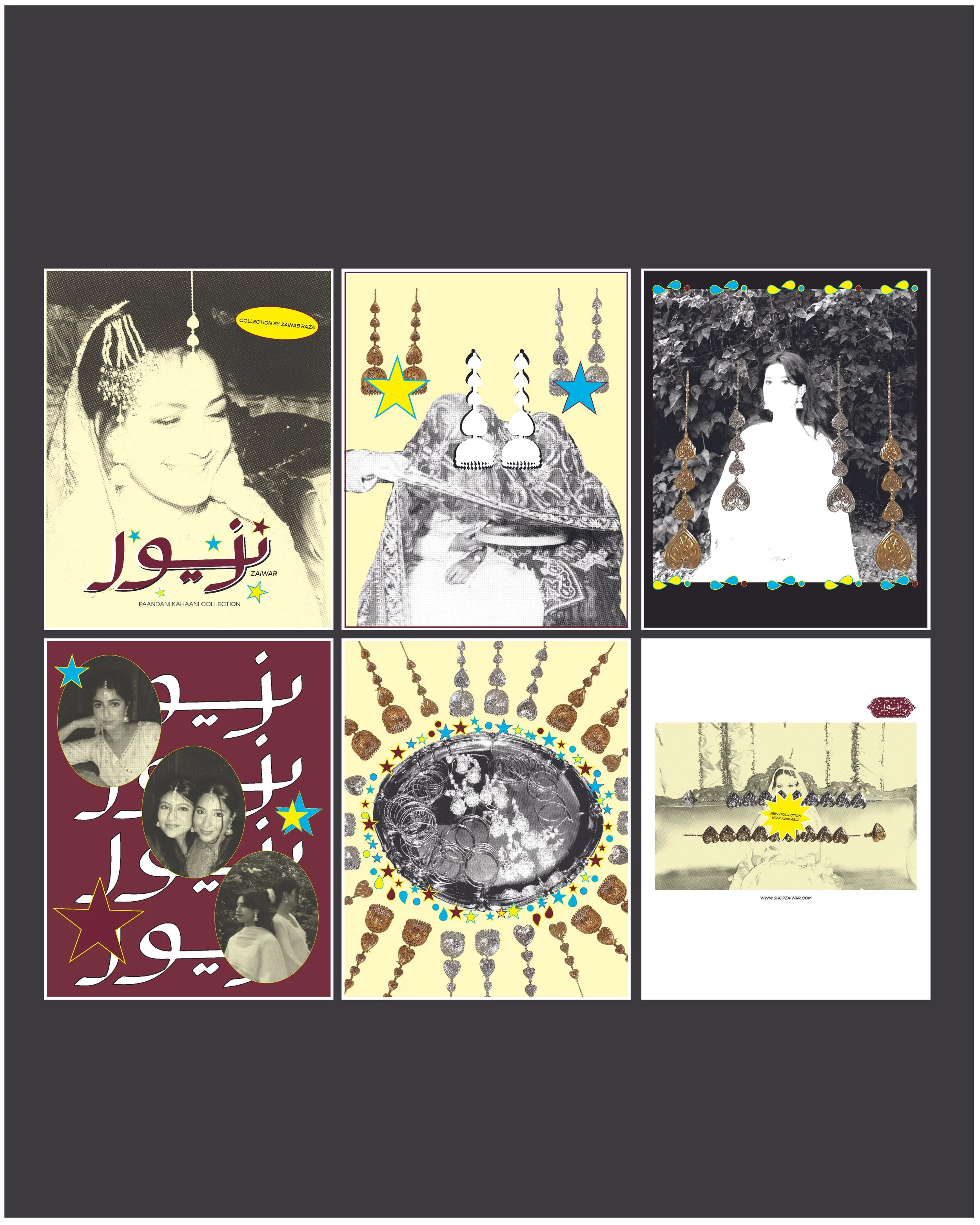 Zaiwar Zine (2025) / Premier jewelry collection promotion / Adobe Suite (Ps, Ai, Id) and Figma