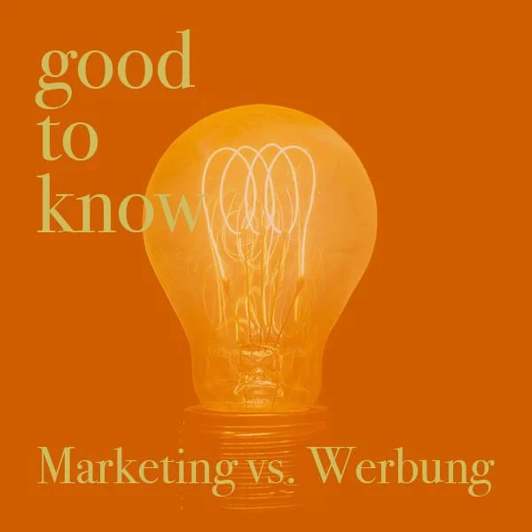 Der Unterschied zwischen Marketing und Werbung