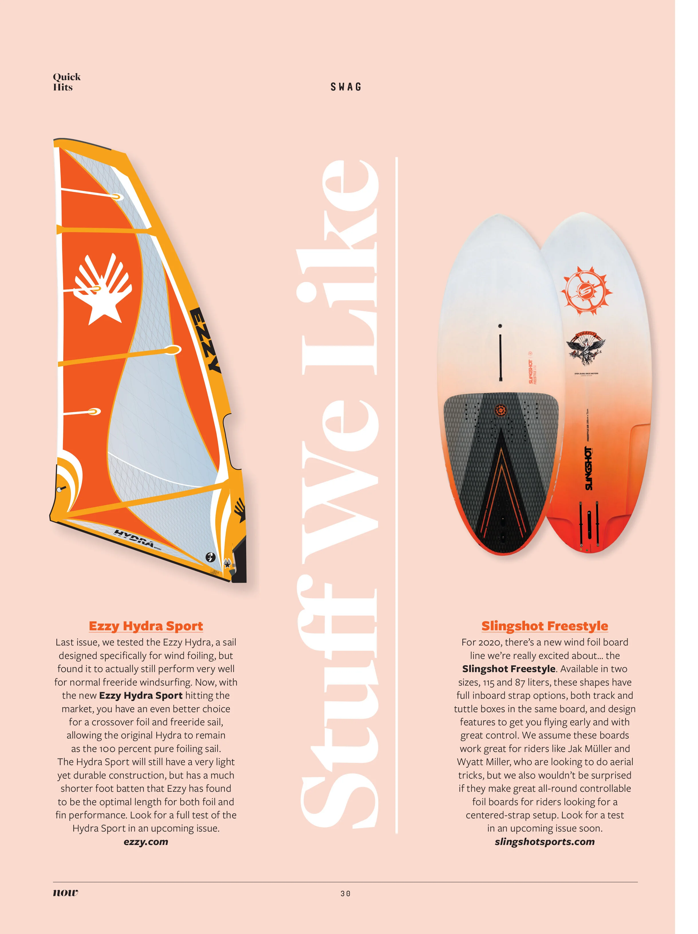 Windsurfing Now Magazine Design — Victory Design Co.