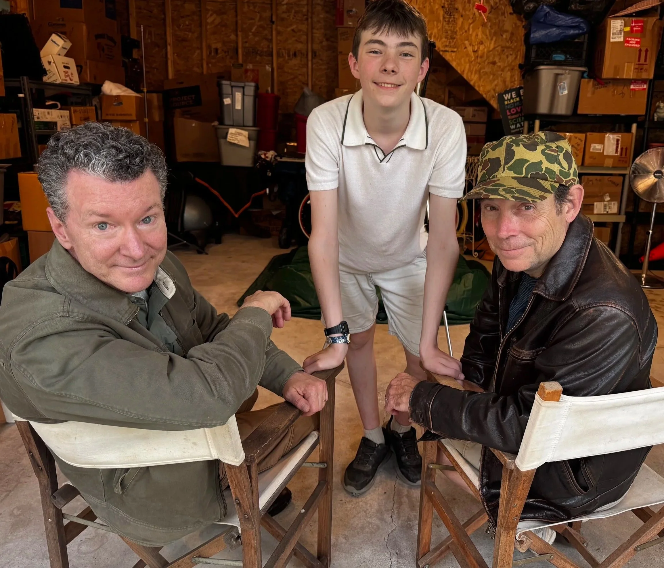 On the set of THE JUNGLE BEAST