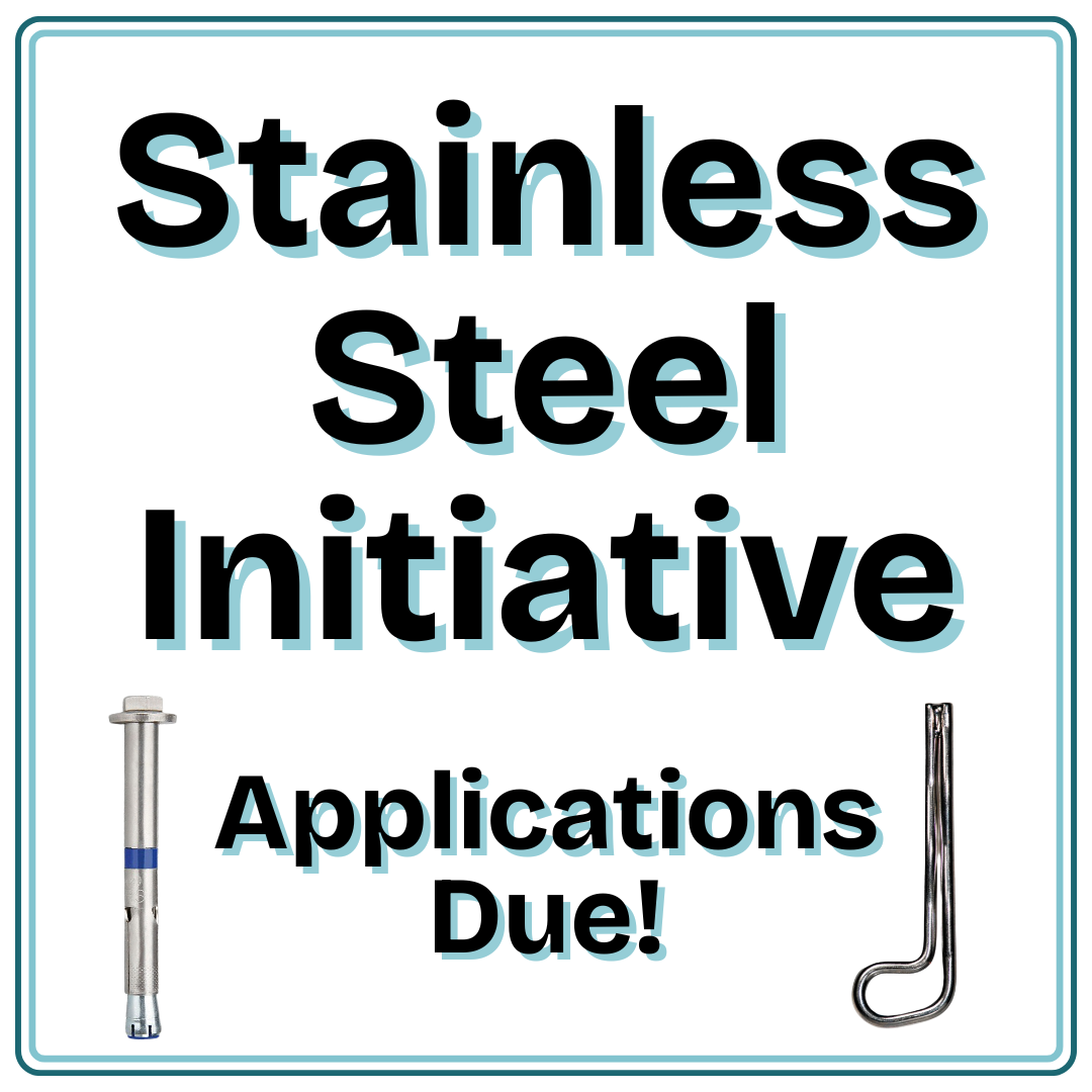 Stainless Steel Initiative Applications Due