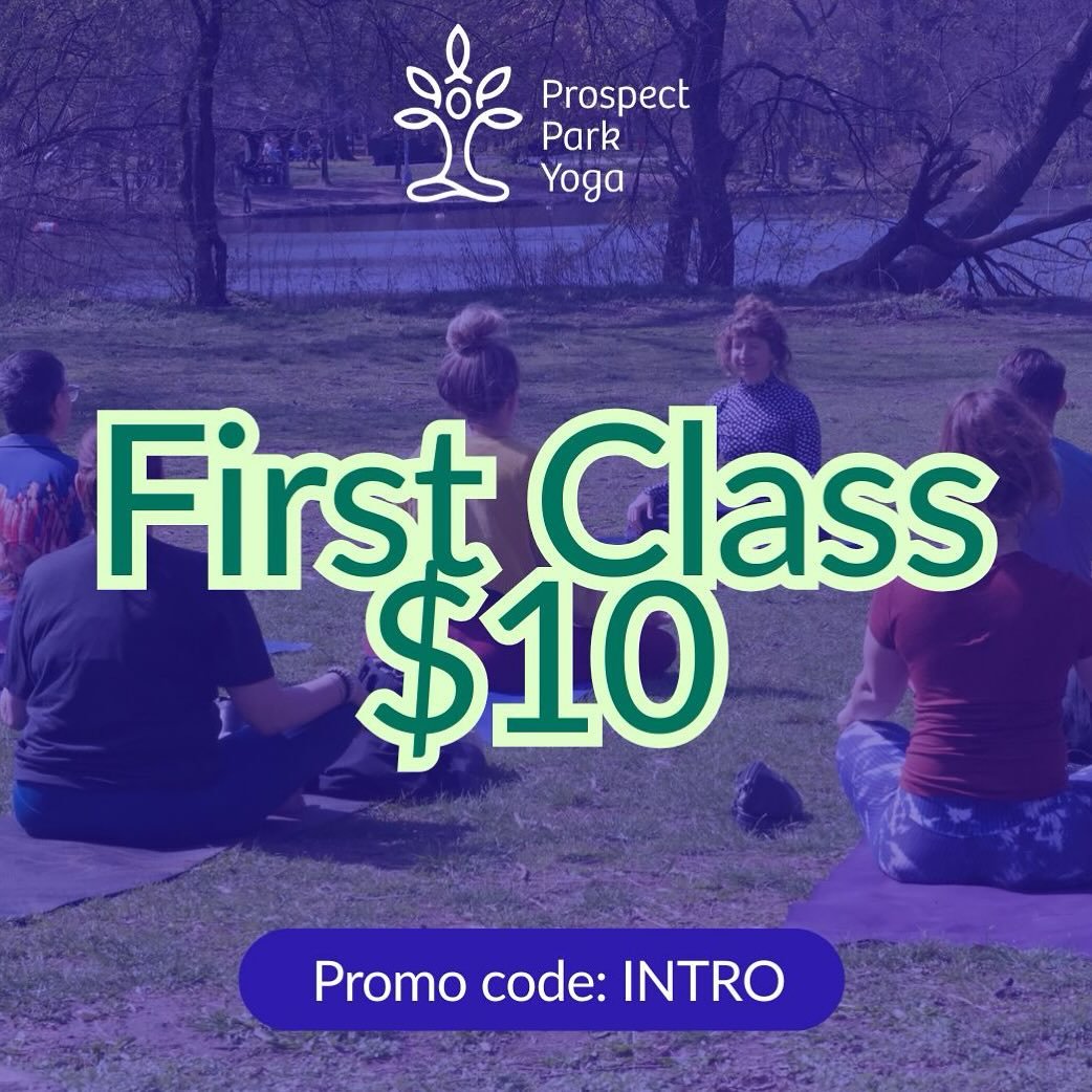 Come join us in the park for just $10 when you sign up for your first class! 🎟️

Download the Prospect Park Yoga app, or sign up directly online (link in bio!) ➡️ Be sure to enter promo code: INTRO to receive your $10 class! 

☀️ See you in the park