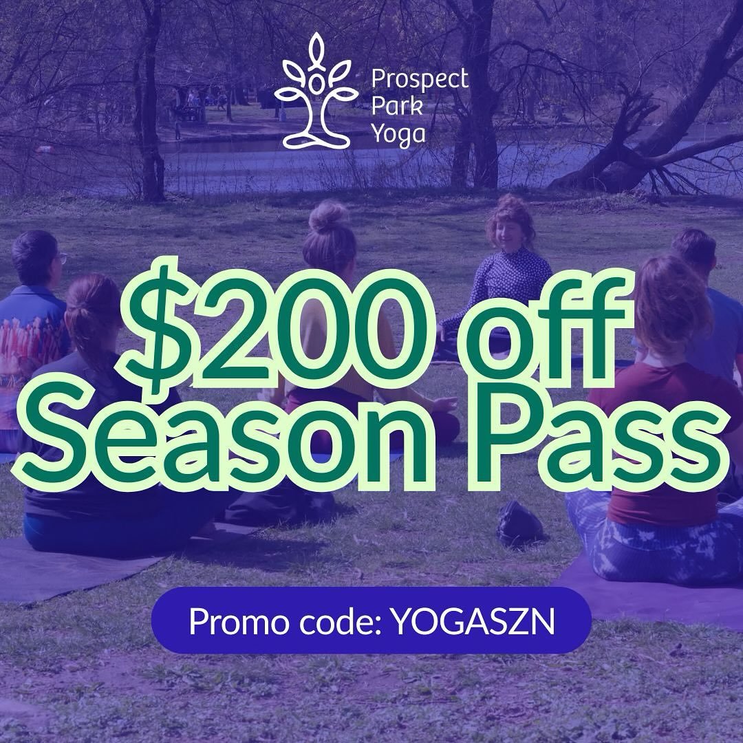 Unlimited outdoor yoga (+ free guest passes!) in Brooklyn&rsquo;s favorite park? Say less!

PPY&rsquo;s best deal just got sweeter ☀️

Get unlimited access to all Prospect Park Yoga classes this season, plus bring a friend each month with your includ