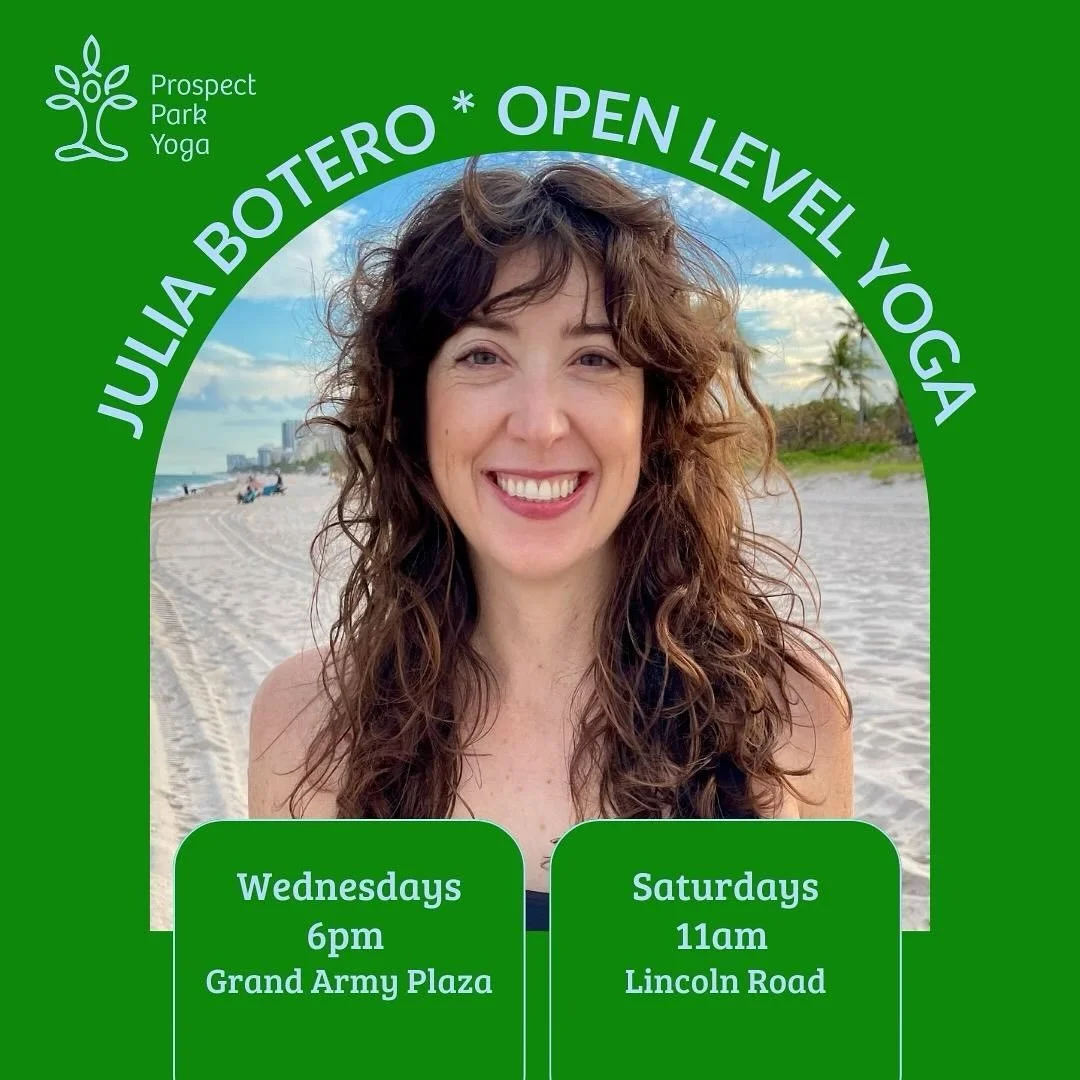 Meet Julia! β¨ Her open level yoga classes meet you exactly where you are. Students can expect to cultivate strength, stability and deepen their relationship to asana and their overall practice. Come flow with Julia on Wednesdays and Saturdays in Pros
