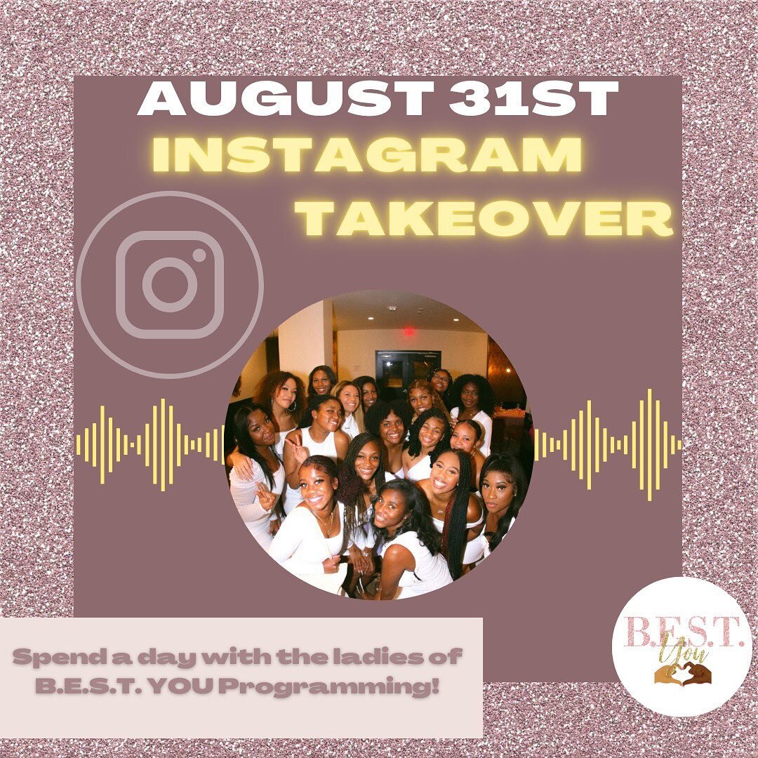 Welcome Week Day 3! Tune into our Instagram story to spend the day with the co-founders, E-board members, and blissful sisters of Best You Programming. You will have a chance to peek into our daily lives, routines, internships, and more! We will look